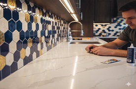 Countertop Installation & Backsplash Design